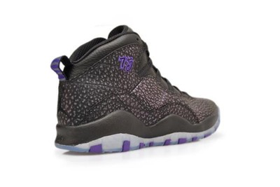 jordan 5 retro negro con morado